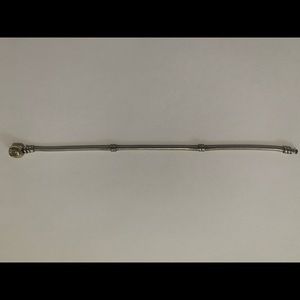 AUTHENTIC Silver Pandora bracelet w/14k gold clasp